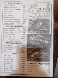 Shivam Restaurant menu 3