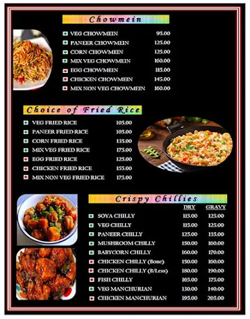 Khushi's Food Court menu 