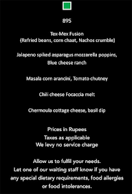 Nero - Le Meridien menu 7