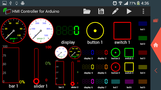 HMI Controller for Arduino