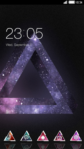 Triangle CLauncher Theme