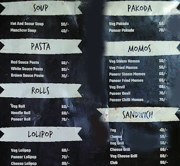 A To Z Fast Food menu 