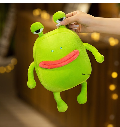 Title 7, Ugly and Cute Frog Pillow Plush Toy Gu Gugu, Sa...