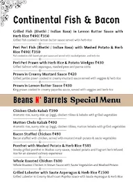 Beans N Barrels menu 7