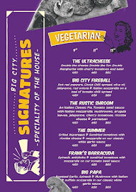 Big City Pizza menu 2