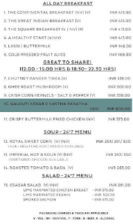 The Square (novotel Chennai Sipcot) menu 3