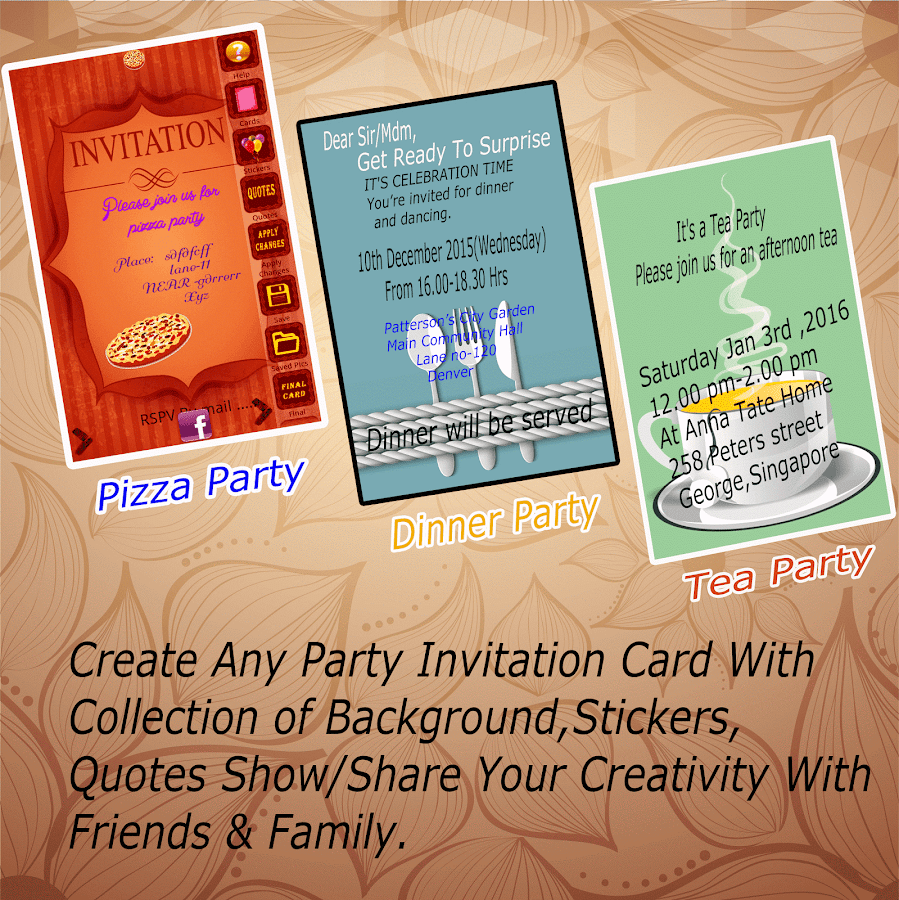 party invitation maker android apps on google play