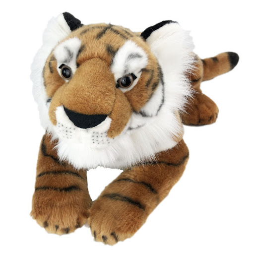 Title 8, Yellow Tiger Plush Toy Doll Ornament Adorable a...