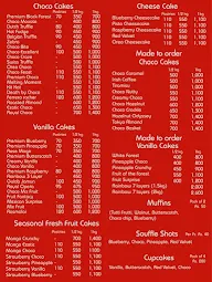 Bakers & More menu 1