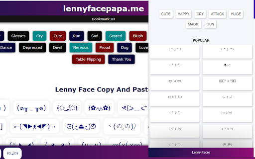 Lenny Faces