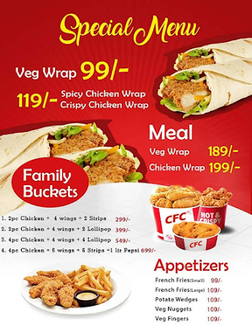 Crispy's Fried Chicken menu 