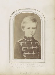 Fotoreproductie van een geschilderd portret van kroonprins Friedrich Wilhelm door E. Hader