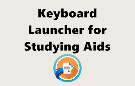 Keyboard Launcher for Studying Aids small promo image