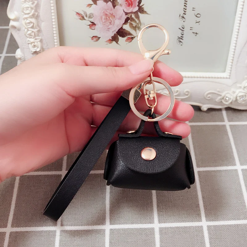 Mini Simulatie PU Lederen Auto Tas Sleutelhanger, een stijlvol en praktisch accessoire voor je sleutels en een leuke toevoeging.