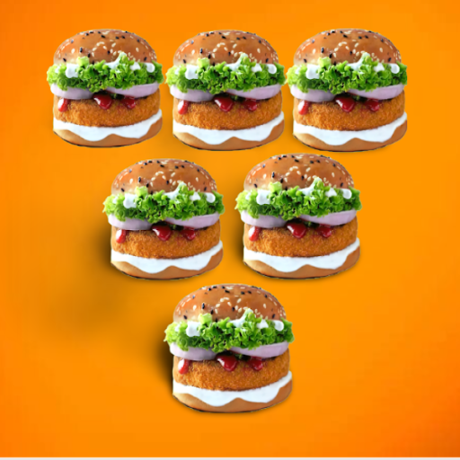 6 Crispy Veg Burger