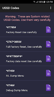 Phone Secret USSD Codes Screenshot