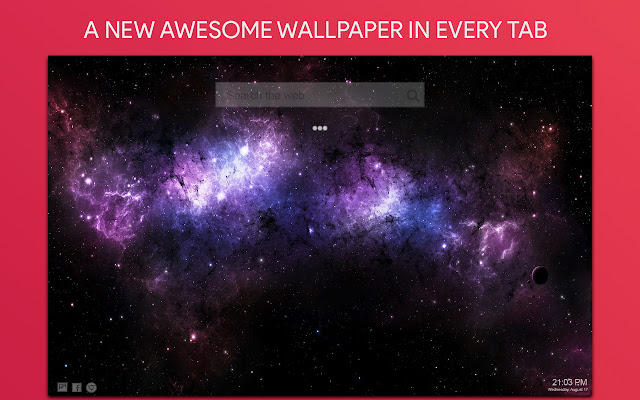 Universe Wallpaper HD Custom New Tab