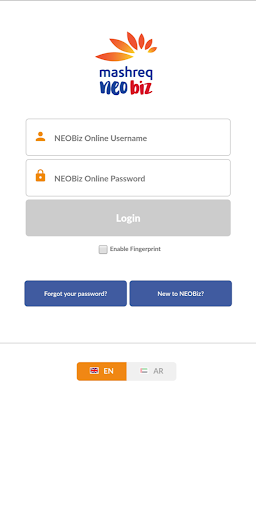 Screenshot Mashreq NEOBiz