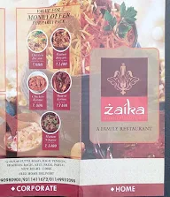 Zaika menu 8