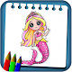 Download Mermaid Coloring Book Drawing pages For PC Windows and Mac