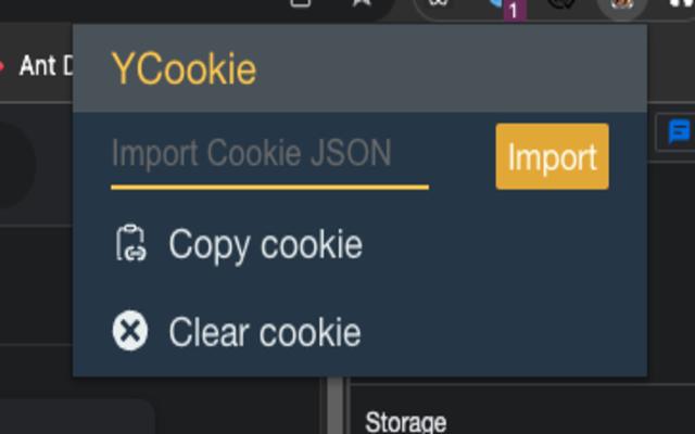 YCookie chrome extension