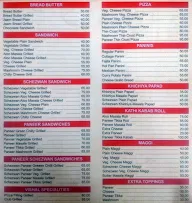 Vishal Snacks menu 3