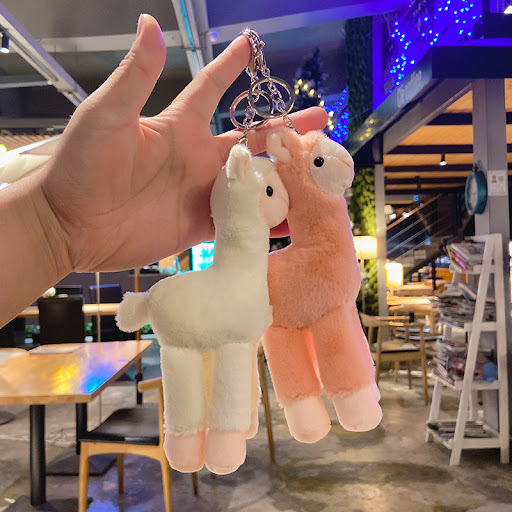 Title 9, Plush Alpaca Doll Style Handbag Pendant Keychai...