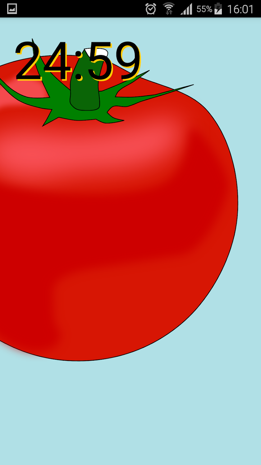 Pomodoro Timer Screen 1