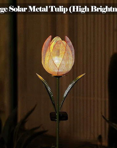 Solarbetriebene Tulpenlampe für Gar - 0