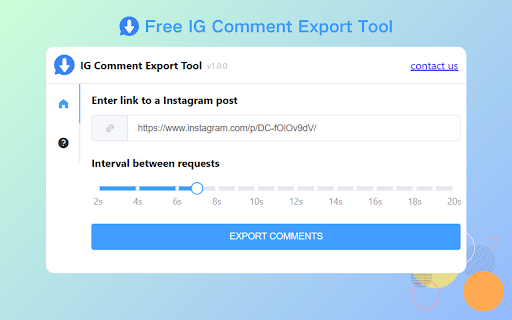 SocialDeck - IG Comment Export Tool Preview 1