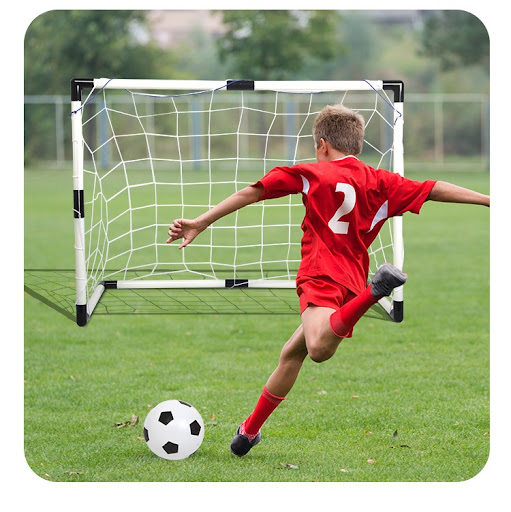 Title 6, Childrens Indoor Outdoor Football Goal Frame P...