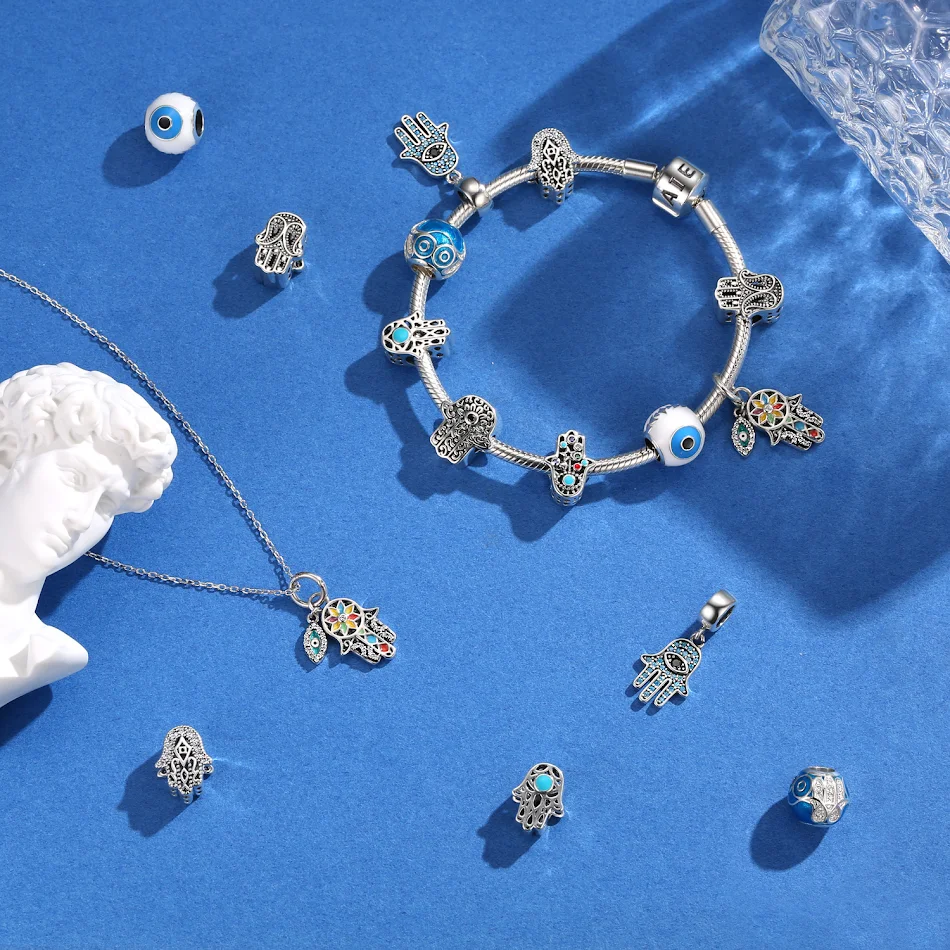 S925 Sterling zilveren kralen voor dames DIY armband. Zilveren sieraden accessoires, losse kralen. Maak je eigen unieke designs.