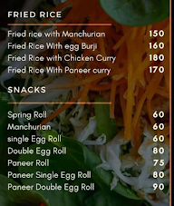 Srishti Food Service menu 2