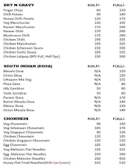 Shrestha fast food menu 3