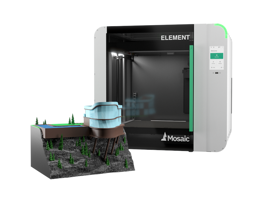 Mosaic Element Fully Enclosed Multi Material 3D Printer Element - 8