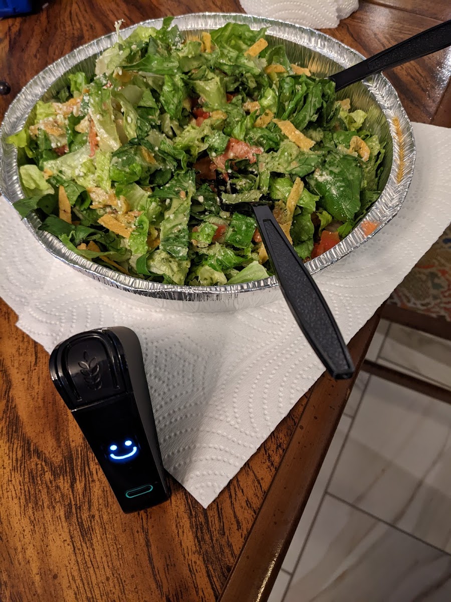 NimaPartners gluten sensor tested the chicken salad at Costa Vida as gluten free.