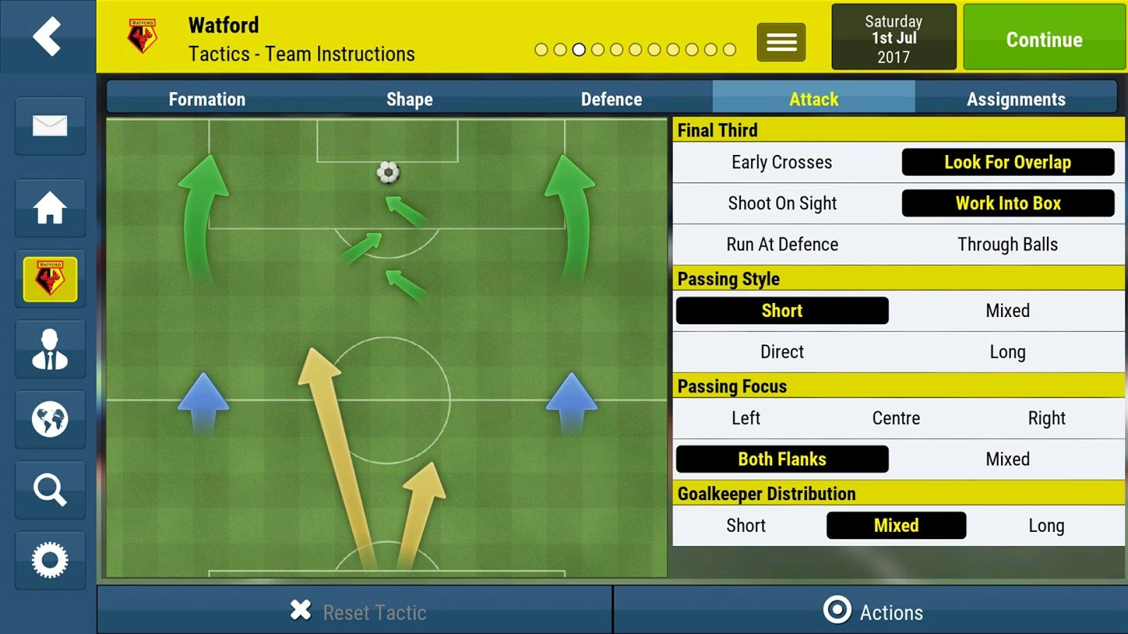  Football Manager Mobile 2018: captura de tela 