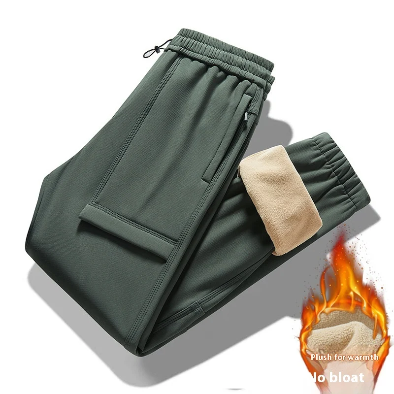 Pantalones Tácticos para Parejas Abrigados e Impermeables, Gruesos para Exteriores, Resistentes al Viento y con Forro Polar.