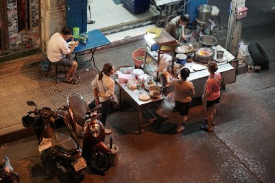 Mobile Garküche in Bangkok