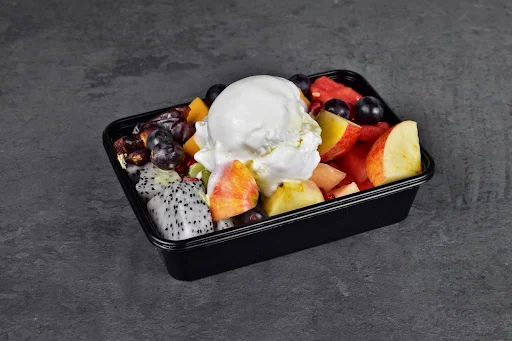 Fruit Salad With Ice Cream