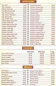 New Mr. Bakers menu 1