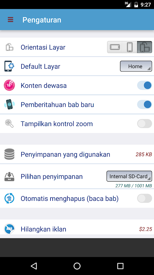 Android application Manga Indo screenshort