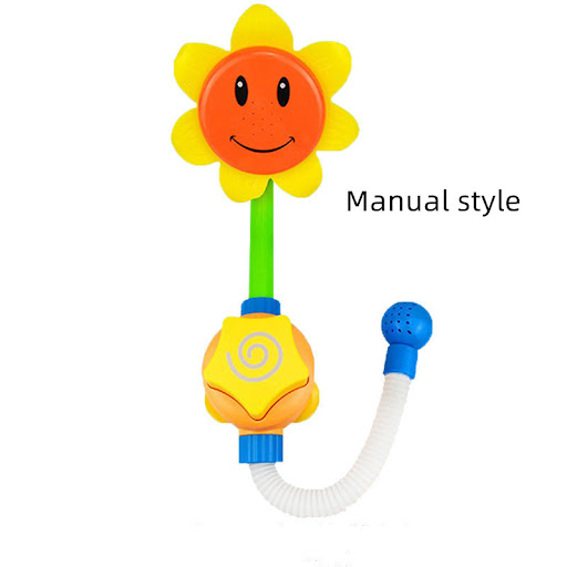 Title 8, Baby Bath Toy Electric Sunflower Shower Make ba...