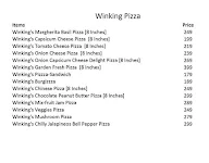 Winking Pizza menu 1