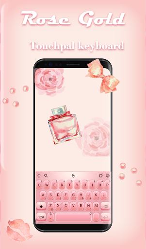 Simple Rose Gold Keyboard Theme