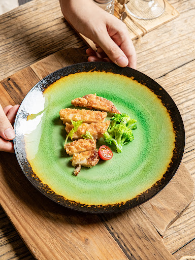 Title 1, Vintage Style Steak Plate Ceramic Flat Plate Se...