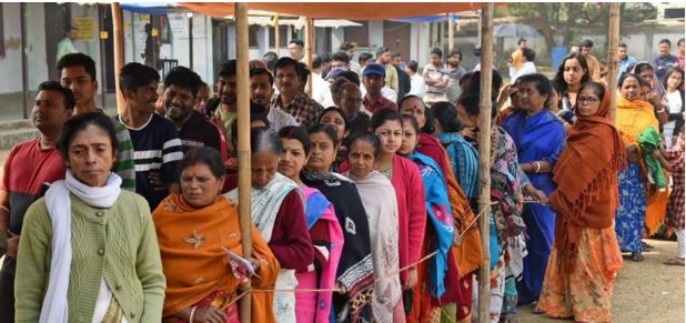 Indians que to vote in a past election