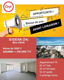 appartement à Gigean (34)