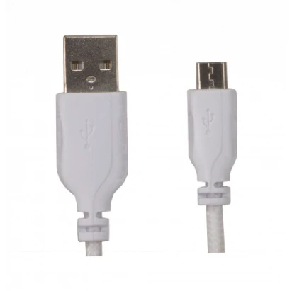 1m Micro till USB kabel Vit