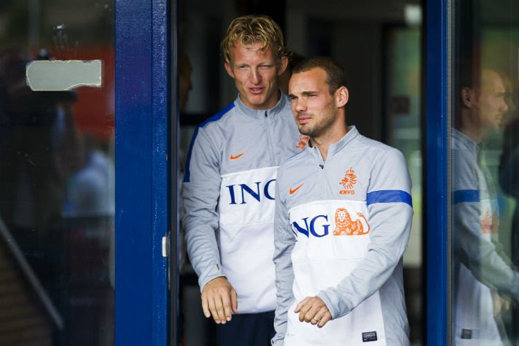 Sneijder over afscheid Kuyt: "Het is anders zonder hem"